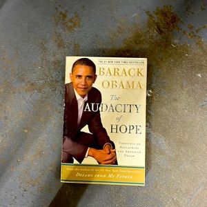 The audacity of hope by Barack Obama